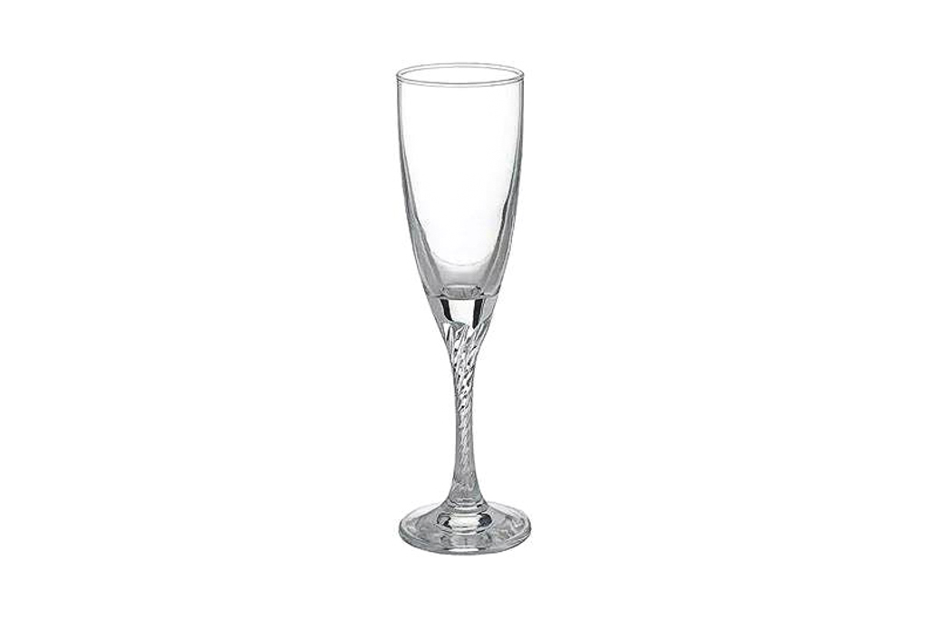 FLUTE TWIST VIDRO 15CL 5,5x21CM PACK 3 /8                  
