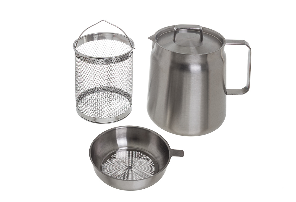 CAFETEIRA INOX 304 2LT C/2 FILTROS �13X16CM /36             