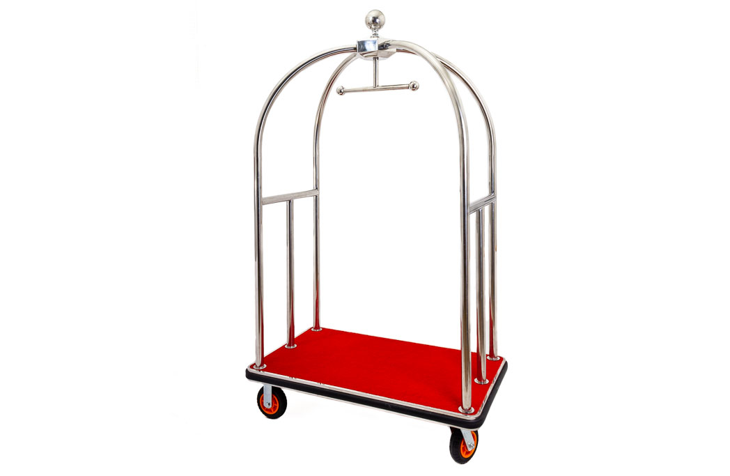 CARRO BAGAGEM INOX 1080X650X1880MM                          