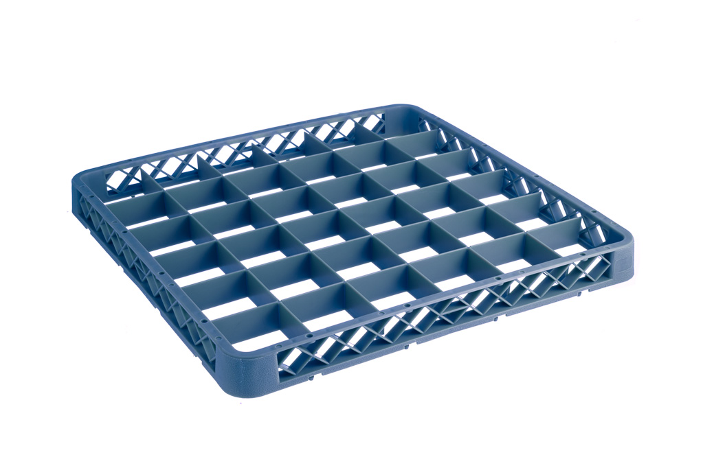 EXTENSO CESTO P/ COPOS 36 DIVISRIAS PP 50x50x4,5CM /6     
