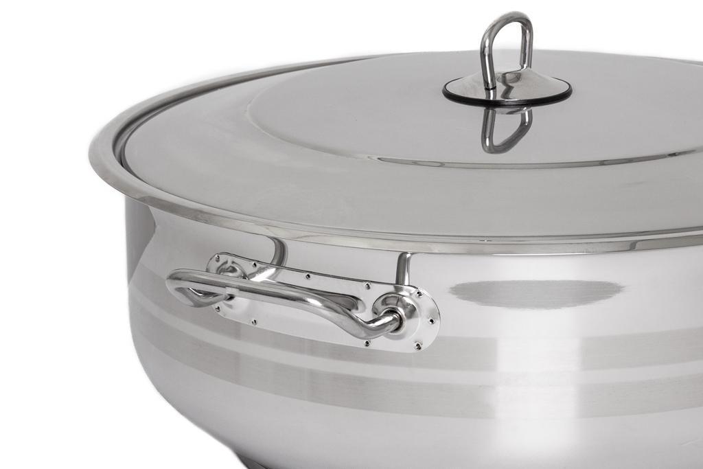 CA�AROLA BAIXA ARIAN GASTRO INOX 18/10 15,5LT �38x15CM /2   