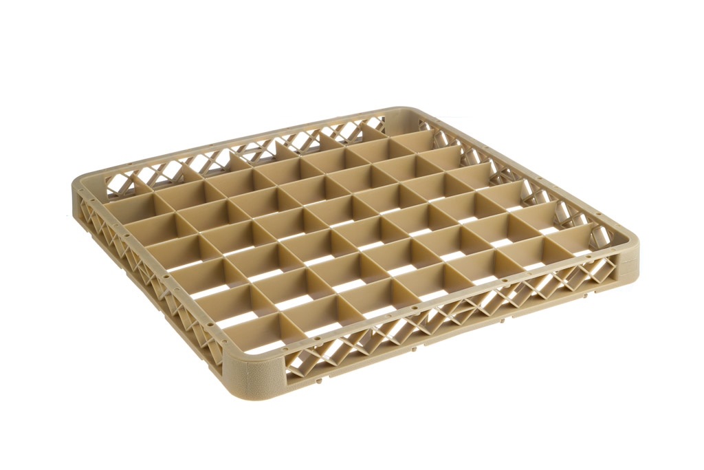 EXTENSO CESTO P/ COPOS 49 DIVISRIAS PP 50x50x4,5CM        