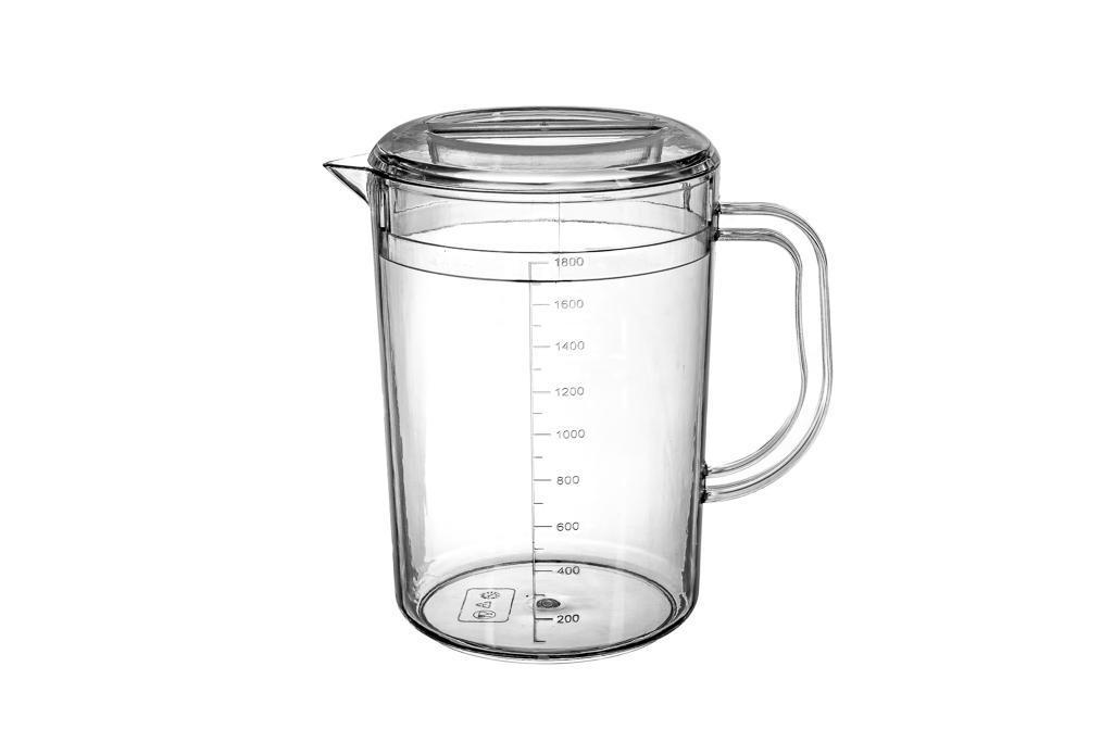 JARRO MEDIDOR C/TAMPA PC CILIND. 1,9LT �13x20CM/36                                                  