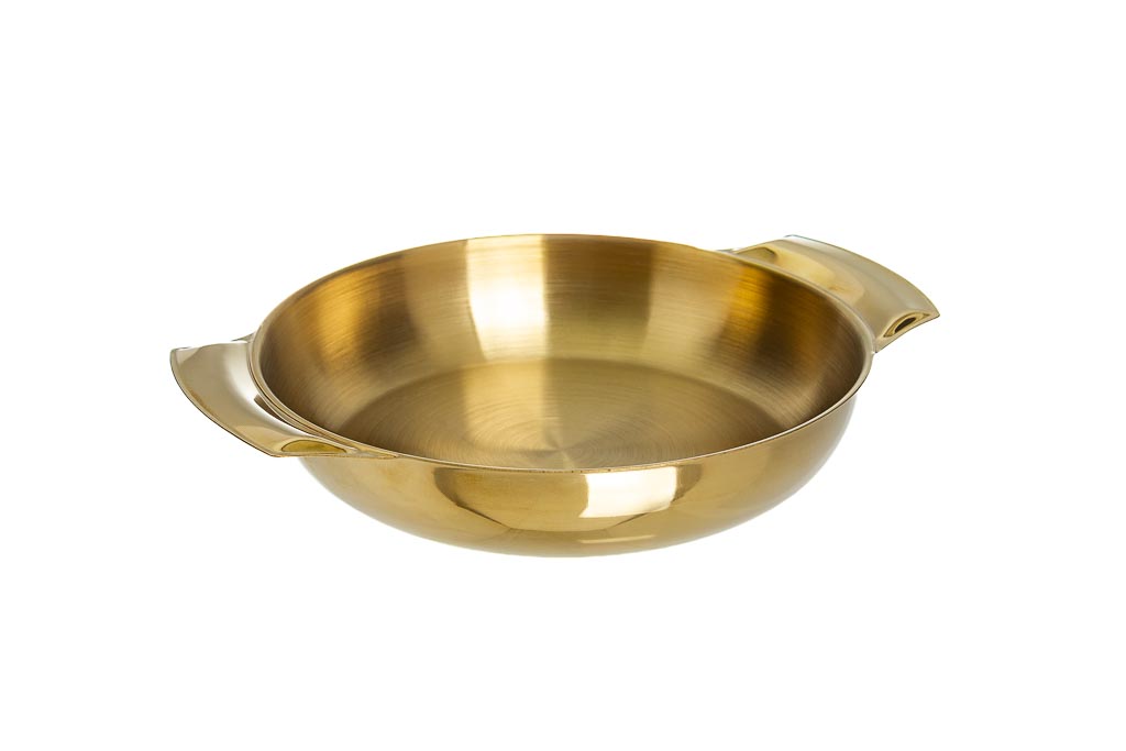 FRIGIDEIRA 2 ASAS P/ SERVIR INOX DOURADO 100CL �19,5x6CM /80