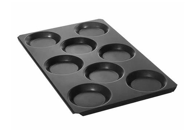 TABULEIRO P/OVOS ALUM. ANTIADERENTE GN 1/1 C/8CAV.12,5CM/12