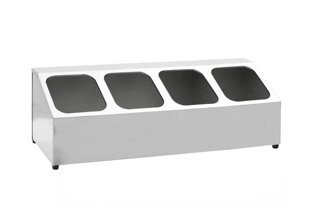SUPORTE P/4 GN 1/6 INOX 67x22,5x21CM (SEM GNS)             