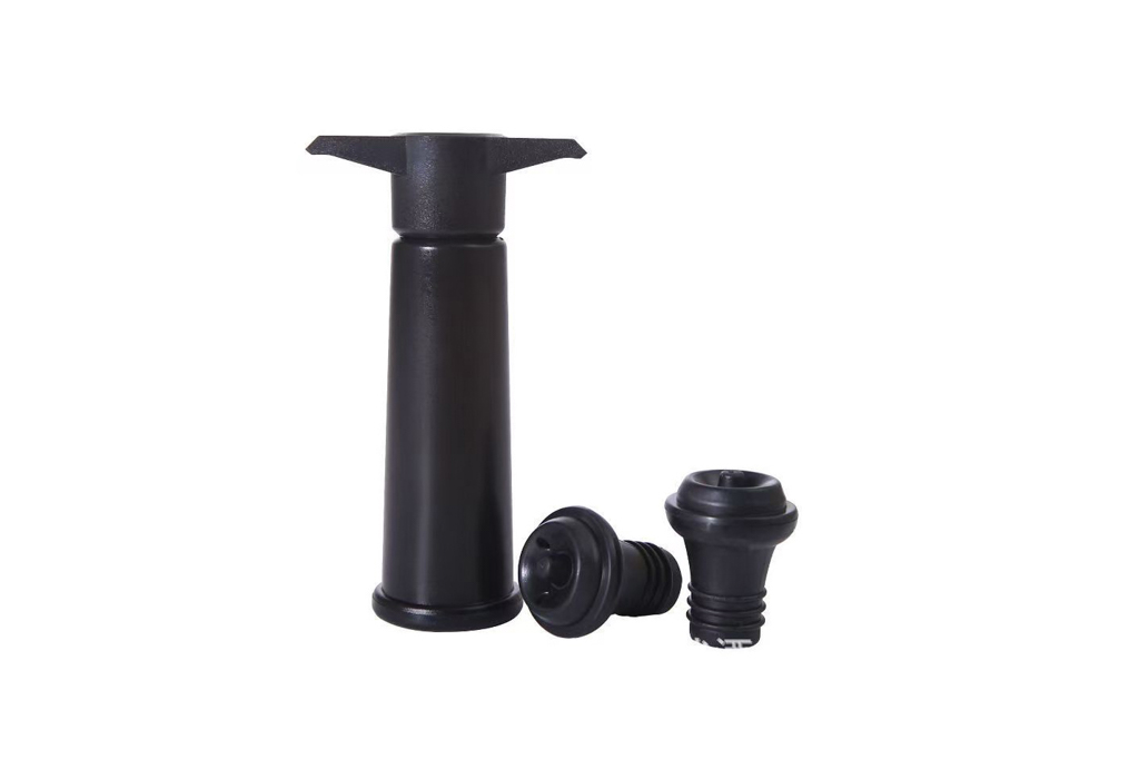 BOMBA VCUO P/ VINHO+2 ROLHAS ABS 4/7x12,5CM /100          