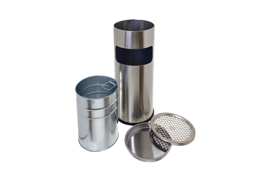 CINZEIRO PAPELEIRA INOX 17LT �25X60CM /4                    
