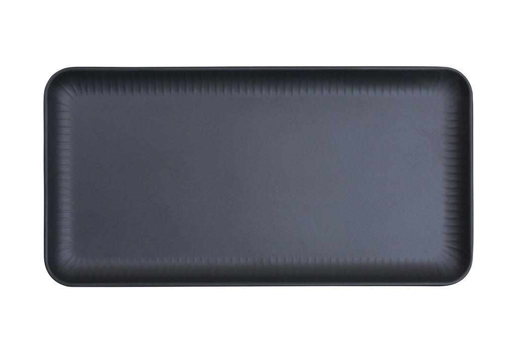 TRAVESSA RECTANGULAR MELAMINA, PRETA                                                                