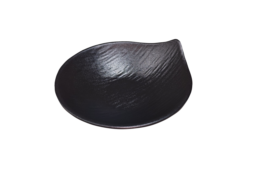 TAÇA LÁGRIMA MELAMINA PRETA 43CL 17x18x6CM /12/48           