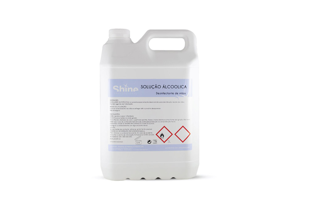 SHINE DESINFECTANTE M�OS R�PIDO 5LT                         