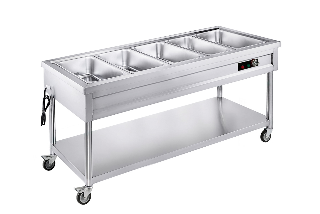 CARRO BANHO MARIA 5XGN1/1 1800x700x850MM                    