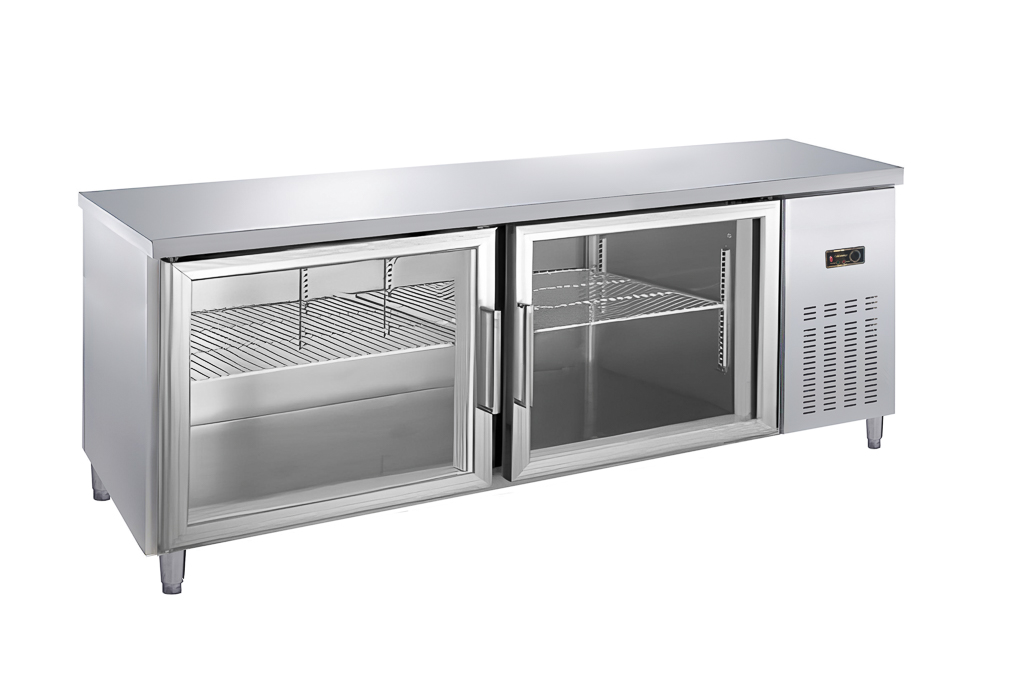 BANCADA REFRIGADA C/ 2 PORTAS VIDRO 1850x700x850MM          