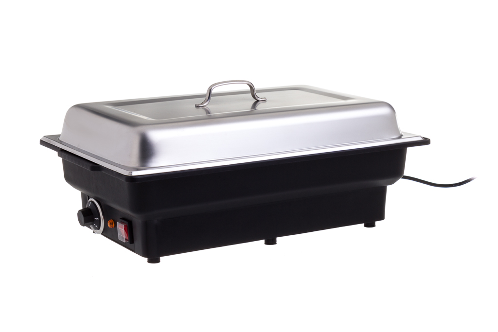 CHAFING DISH ELTRICO PRETO 1/1x65MM 8,5L 0,9KW             