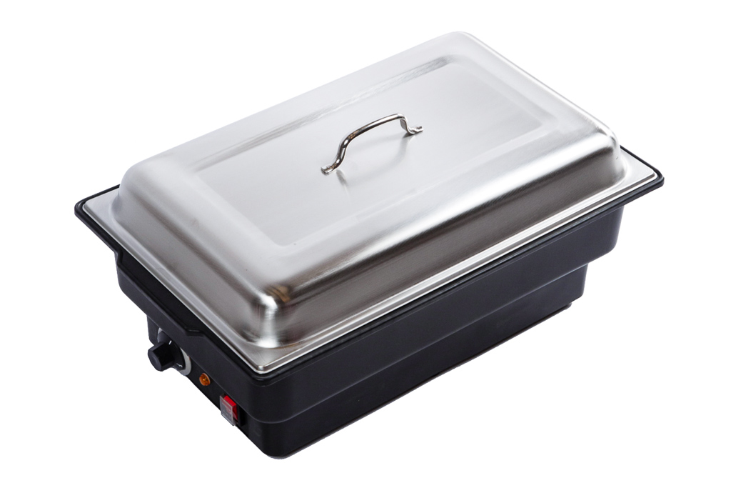 CHAFING DISH ELTRICO PRETO 1/1x65MM 8,5L 0,9KW             