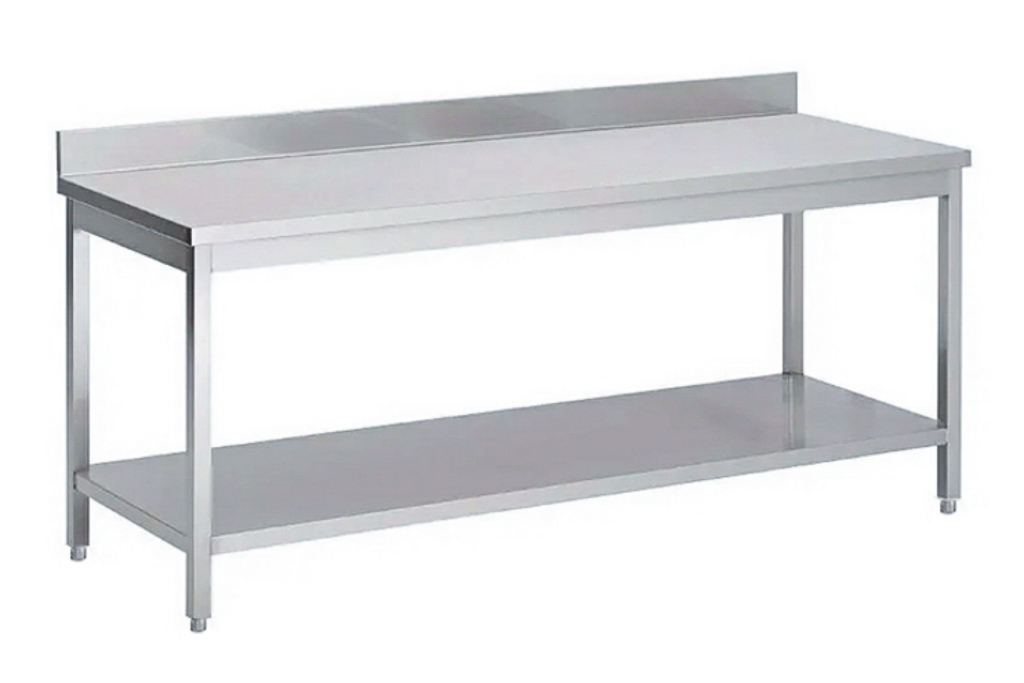 BANCADA INOX 2 NVEIS C/ ALADO                                                                     