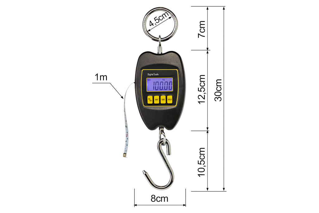 BALANA DE GANCHO PROFISSIONAL SEM AFERIO 200KG  30x8x4CM 